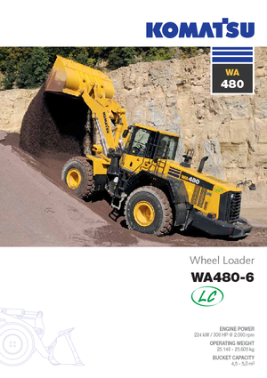 Chargeuses sur pneus Komatsu WA480LC-6