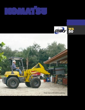 Chargeuses sur pneus Komatsu WA 50-3