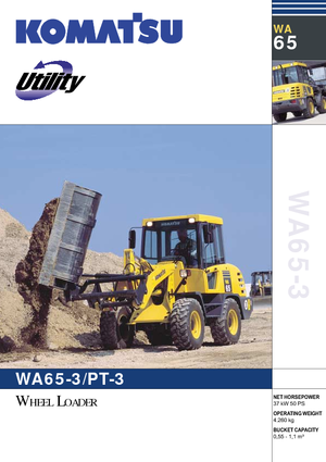 Chargeuses sur pneus Komatsu WA65-3