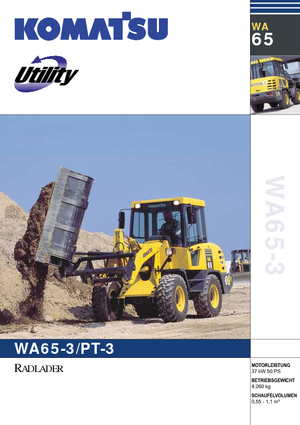 Chargeuses sur pneus Komatsu WA65-3