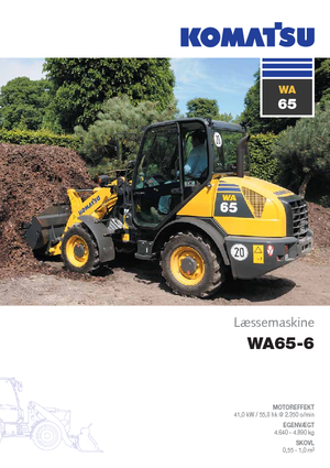 Chargeuses sur pneus Komatsu WA65-6