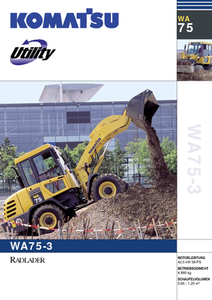 Chargeuses sur pneus Komatsu WA75-3