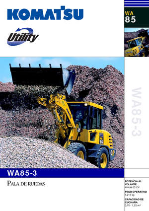 Chargeuses sur pneus Komatsu WA85-3