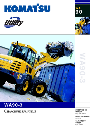 Chargeuses sur pneus Komatsu WA90-3