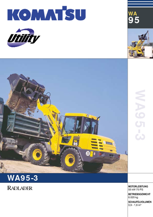 Chargeuses sur pneus Komatsu WA90-3