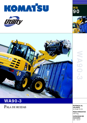 Chargeuses sur pneus Komatsu WA90-3
