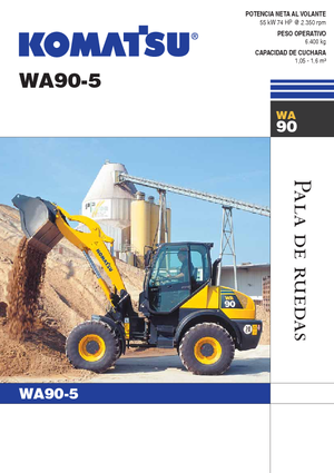 Chargeuses sur pneus Komatsu WA90-5