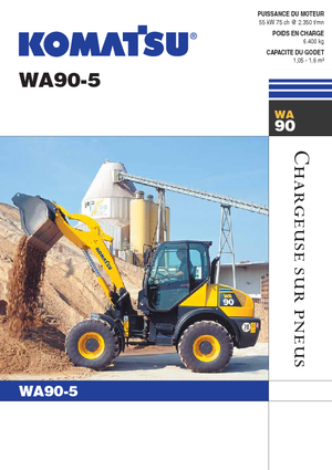 Chargeuses sur pneus Komatsu WA90-5