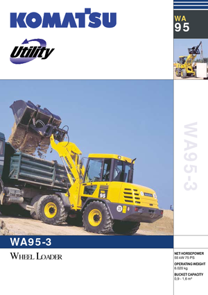 Chargeuses sur pneus Komatsu WA95-3