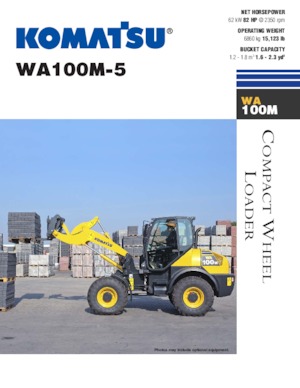 Chargeuses sur pneus Komatsu WA100M-5