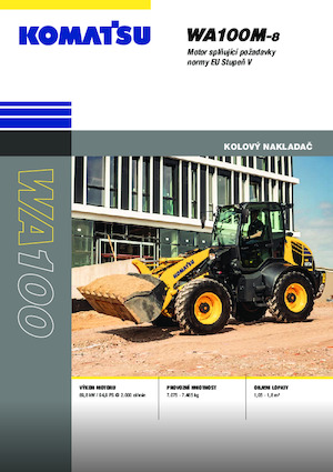 Chargeuses sur pneus Komatsu WA100M-8E0