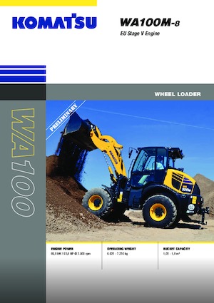 Chargeuses sur pneus Komatsu WA100M-8E0
