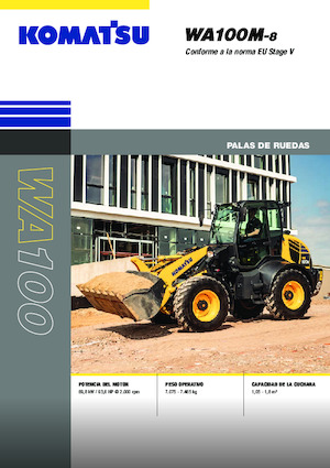 Chargeuses sur pneus Komatsu WA100M-8E0