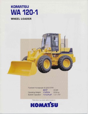 Chargeuses sur pneus Komatsu WA120-1