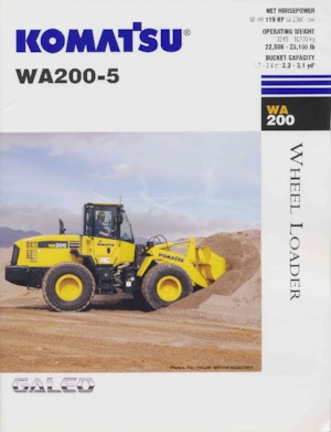 Chargeuses sur pneus Komatsu WA200-5