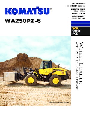 Chargeuses sur pneus Komatsu WA250PZ-6