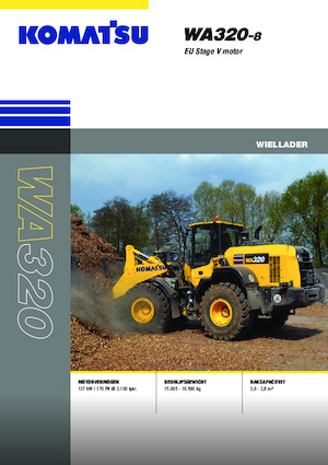 Chargeuses sur pneus Komatsu WA320-8E0