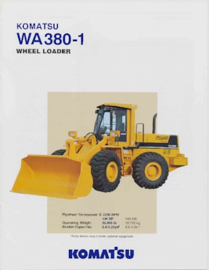 Chargeuses sur pneus Komatsu WA380-1