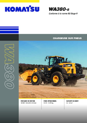 Chargeuses sur pneus Komatsu WA380-8E0