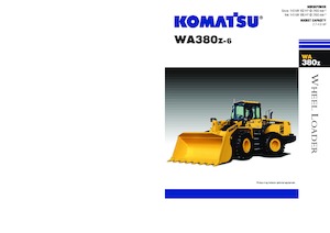 Chargeuses sur pneus Komatsu WA380Z-6