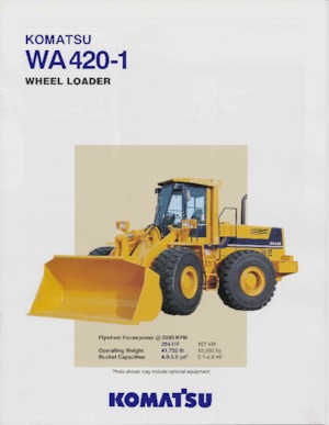 Chargeuses sur pneus Komatsu WA420-1