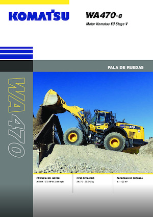 Chargeuses sur pneus Komatsu WA470-8E0