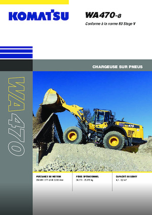 Chargeuses sur pneus Komatsu WA470-8E0