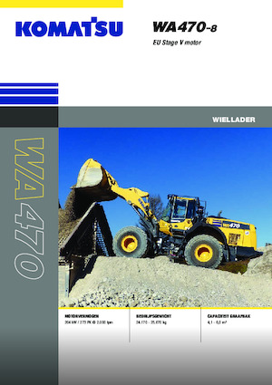 Chargeuses sur pneus Komatsu WA470-8E0