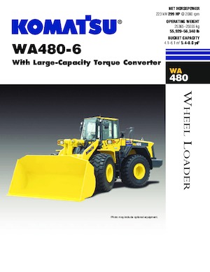 Chargeuses sur pneus Komatsu WA480-6