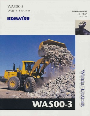 Chargeuses sur pneus Komatsu WA500-3