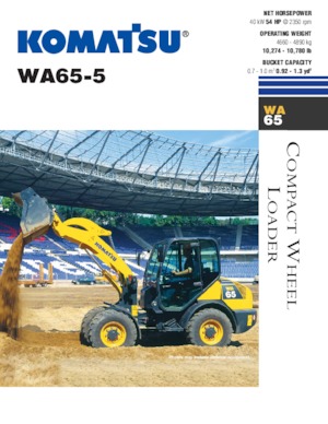 Chargeuses sur pneus Komatsu WA65-5