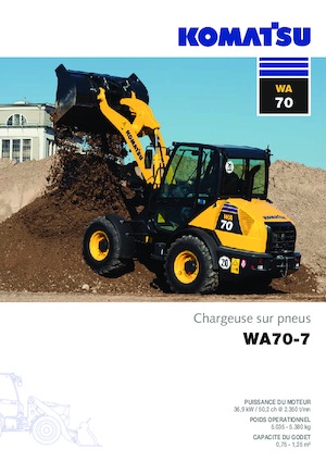 Chargeuses sur pneus Komatsu WA70-7 