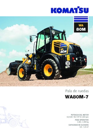 Chargeuses sur pneus Komatsu WA80M-7 