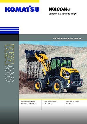 Chargeuses sur pneus Komatsu WA80M-8E0