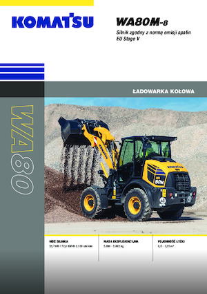 Chargeuses sur pneus Komatsu WA80M-8E0