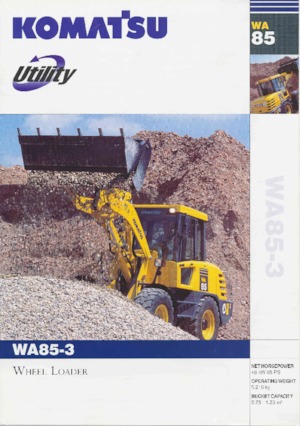 Chargeuses sur pneus Komatsu WA85-3