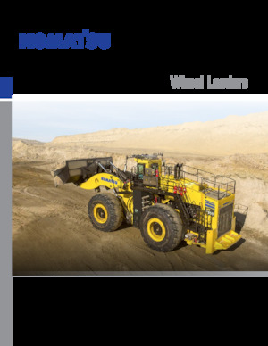 Chargeuses sur pneus Komatsu WE1850
