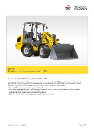 Chargeuses sur pneus Wacker Neuson WL 30