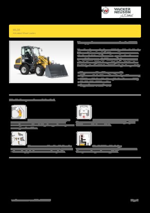 Chargeuses sur pneus Wacker Neuson WL38