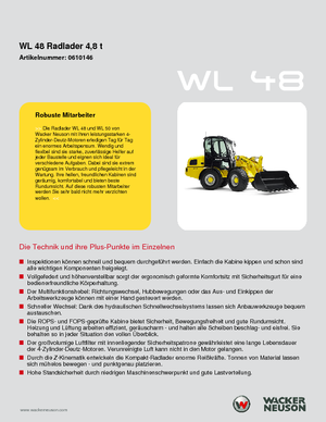 Chargeuses sur pneus Wacker Neuson WL 48