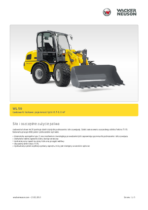 Chargeuses sur pneus Wacker Neuson WL 50