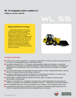 Chargeuses sur pneus Wacker Neuson WL 55