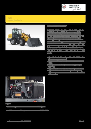 Chargeuses sur pneus Wacker Neuson WL60