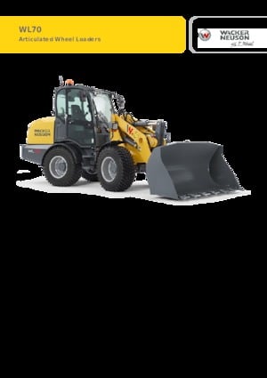 Chargeuses sur pneus Wacker Neuson WL70