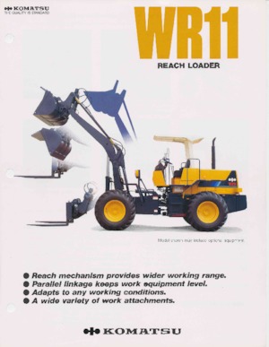 Chargeuses sur pneus Komatsu WR 11