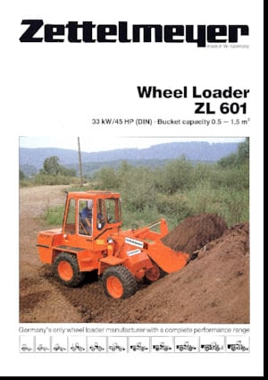 Chargeuses sur pneus Zettelmeyer ZL 601