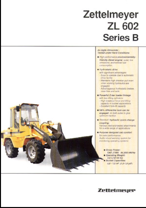 Chargeuses sur pneus Zettelmeyer ZL 602 B