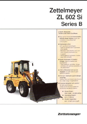 Chargeuses sur pneus Zettelmeyer ZL 602 Si B