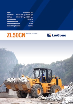 Chargeuses sur pneus Liugong ZL50CN