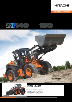 Chargeuses sur pneus Hitachi ZW150PL-5